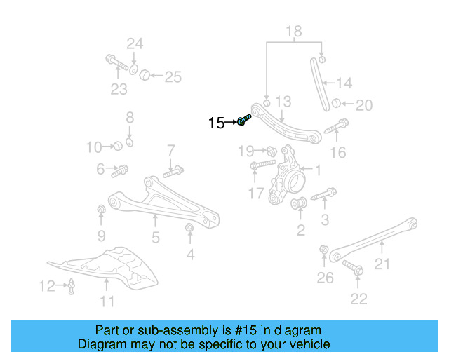 Gear Assembly Mount Bolt N-105-524-02 - View 34