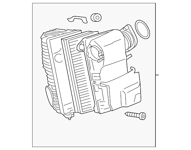 Air Filter And Housing Assembly 7P0-129-607-C - View 11