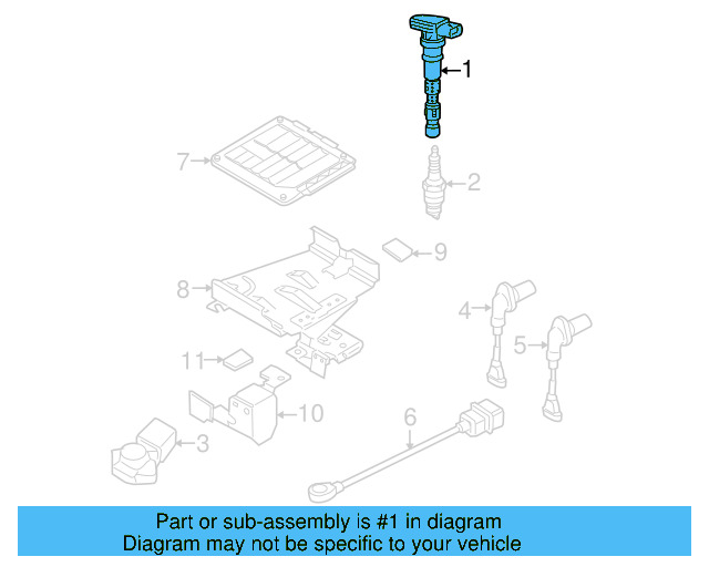 Ignition Coil 07K-905-715-G - View 48