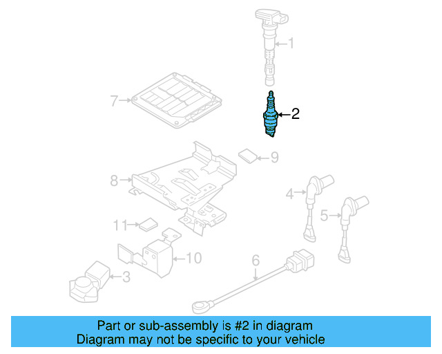Spark Plug 06H-905-601-A - View 15