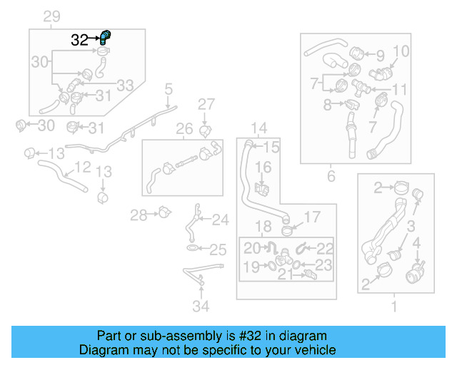 Reservoir Hose Clamp N-906-869-02 - View 381