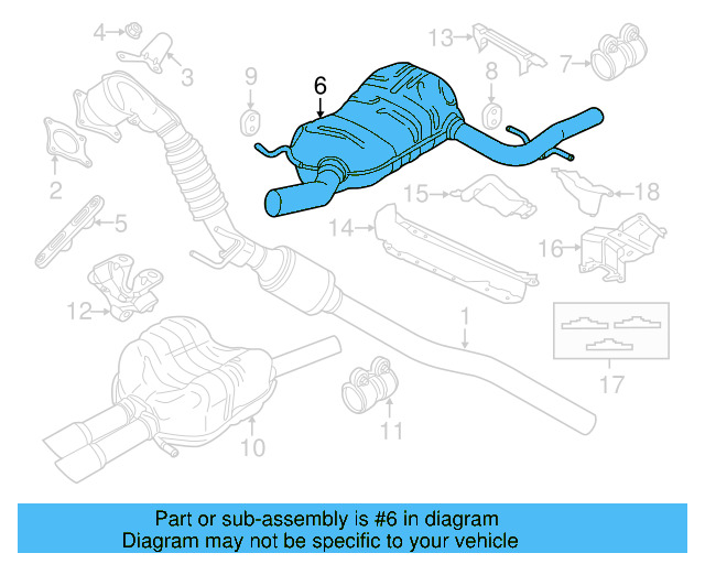 Muffler & Pipe 5C6-253-209-F