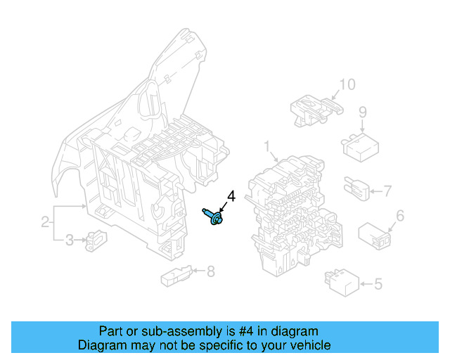 Mount Bracket Nut N-015-082-10 - View 61