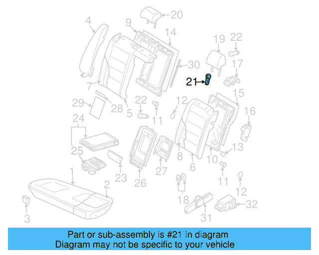 Headrest Guide 1K0-886-920-B-82V - View 35