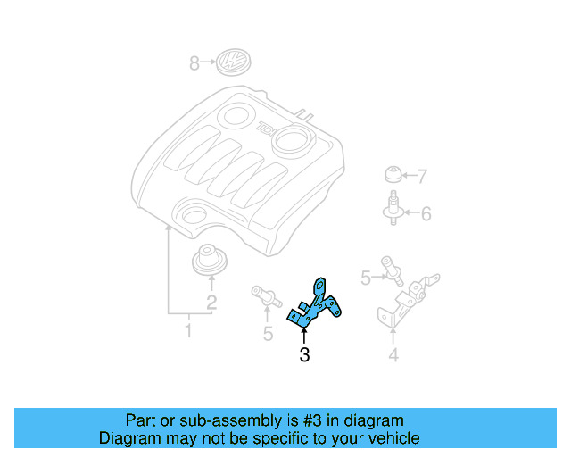 Cover Bracket 038-103-941-L - View 8