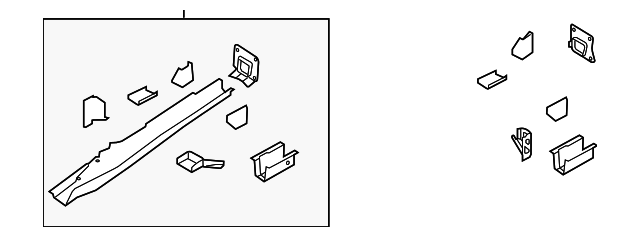 Side Member Assembly 1K6-803-502-E