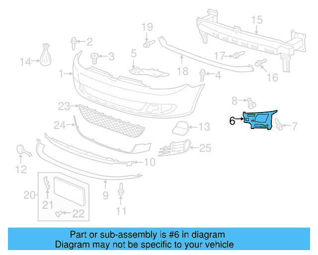 Side Support 5K0-807-261 - View 3