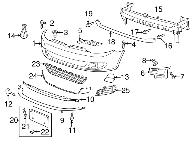 License Bracket Nut N-902-184-03 - View 33