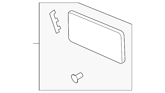 License Bracket 5K0-807-285-E-9B9