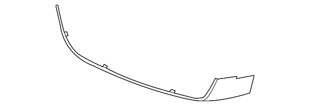 Lower Trim (Unpainted) 5k0853655ggru - View 2