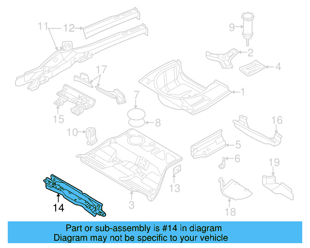 Front Cross 8E0-803-535 - View 3