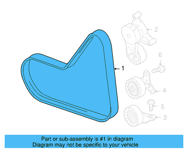 Serpentine Belt 07K-145-933-E - View 23