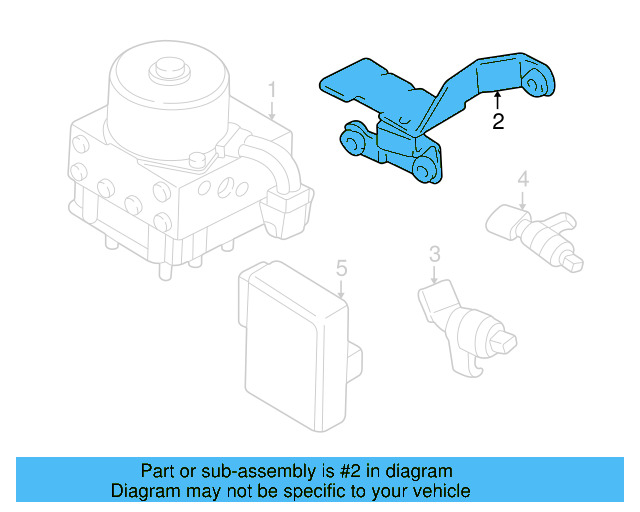 Bracket 1J0-614-335 - View 7