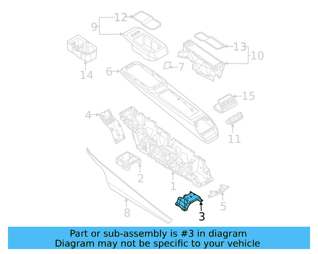Rear Mount Bracket 11A-863-525 - View 3