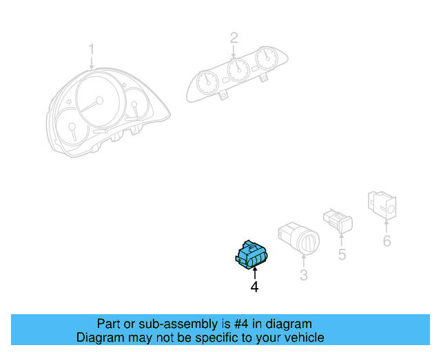 Dimmer Switch 5C5-941-533-WHS - View 4