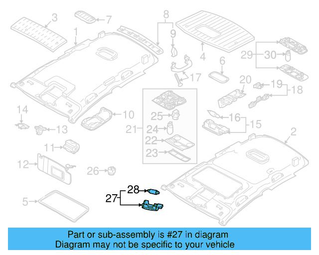 Visor Lamp 1K0-947-109-71N - View 21