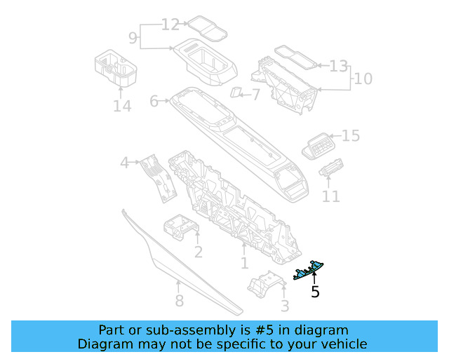 Rear Trim 11A-863-289-4PK - View 3