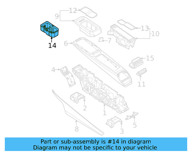 Cup Holder 11A-862-531-A-4PK - View 2
