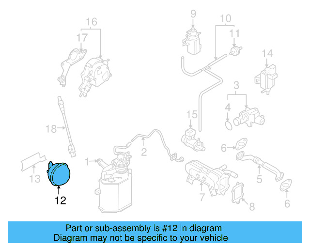 Vacuum Reservoir 038-129-807 - View 30