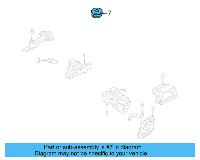 Mount Insulator 1J0-199-429 - View 22