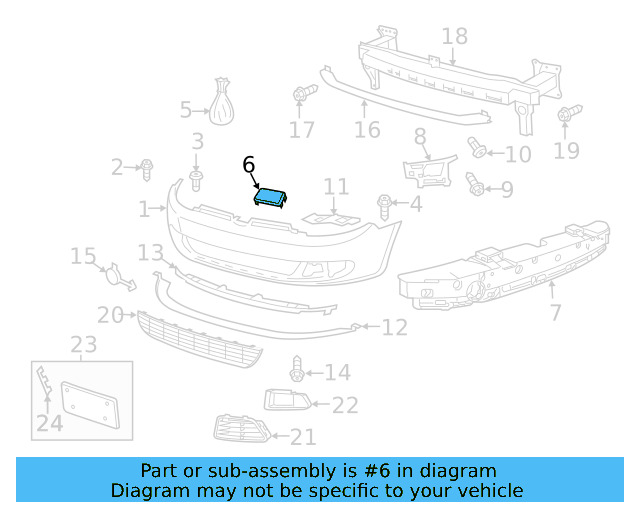 Cap (Unpainted) 5k0955109ggru - View 2