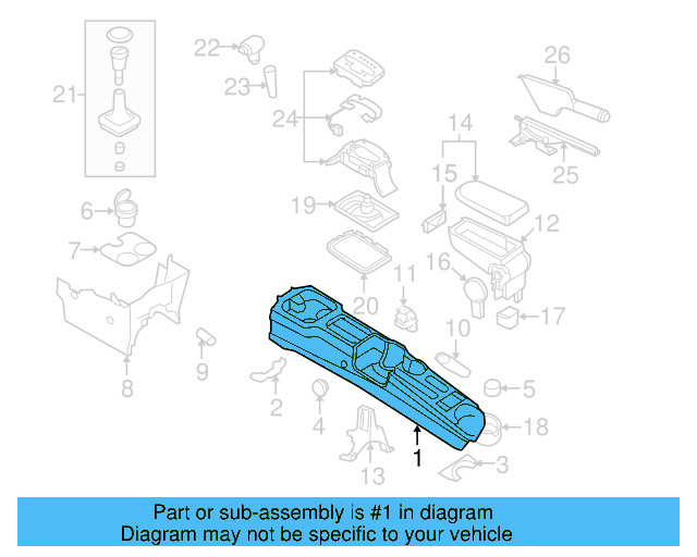Console Body 1C0-863-243-F-2QL