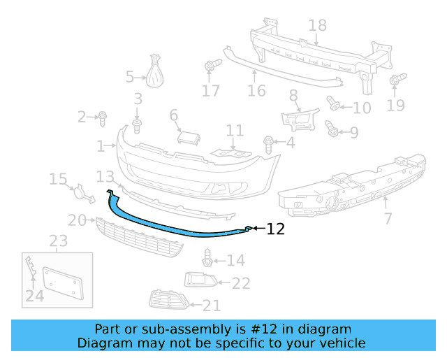 Spoiler 5K0-805-903-F-9B9 - View 3