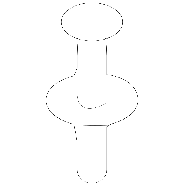 Spoiler Rivet WHT-005-263 - View 2