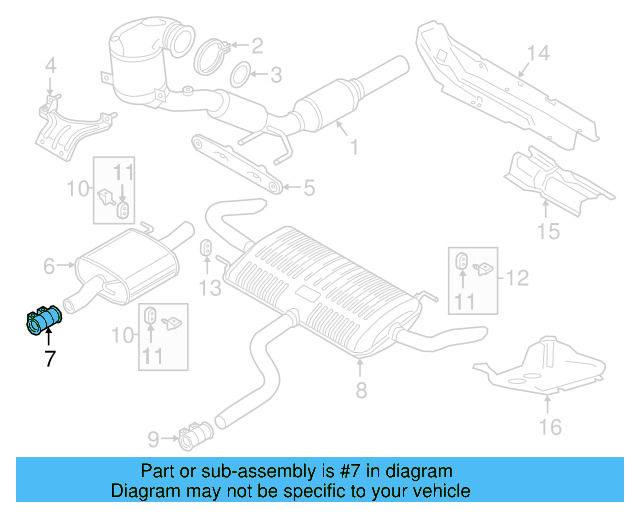 Muffler & Pipe Clamp 1K0-253-141-T - View 15
