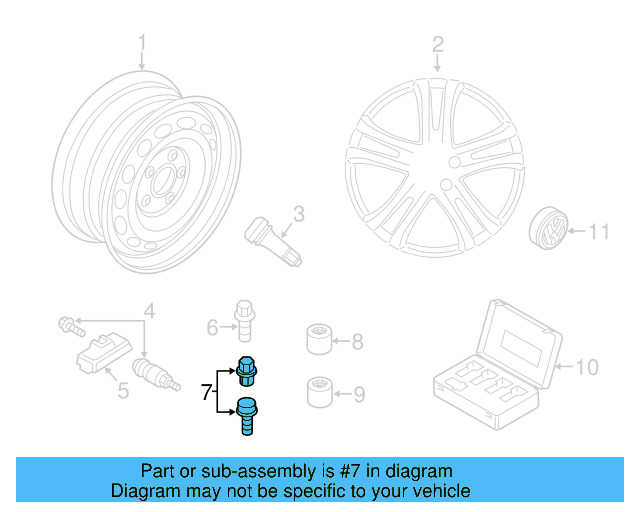 Valve Stem 1K0-601-361-B - View 54