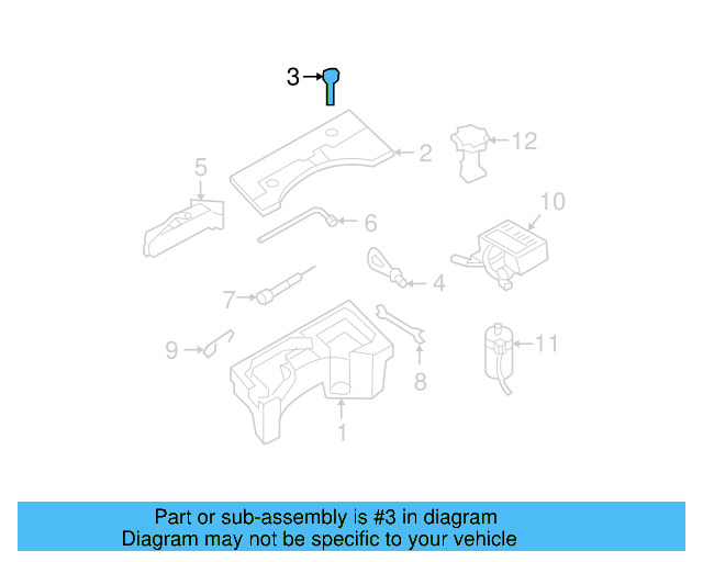 Cover Hold Down WHT-000-901 - View 7