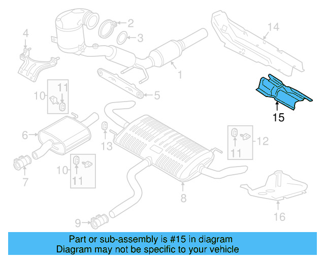 Heat Shield 3QF-825-613-C - View 9