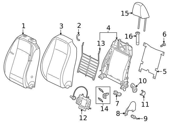 Mat Mount Kit 3Q0-898-955 - View 5