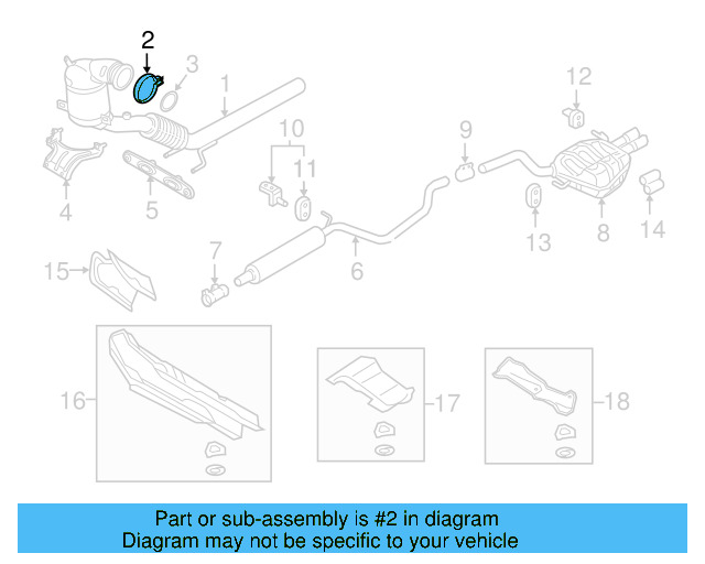 Converter & Pipe Clamp 5Q0-253-725-G - View 60