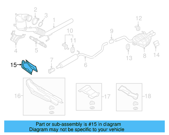 Heat Shield 3Q0-825-469 - View 22