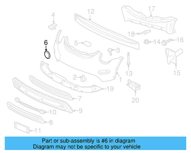 Tow Eye Cap (Unpainted) 1c0807241agru - View 14