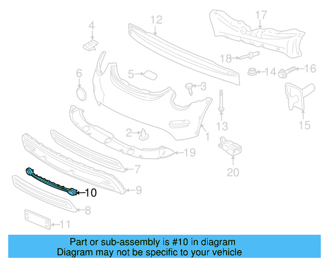 Coupling (Unpainted) 1c0807341agru