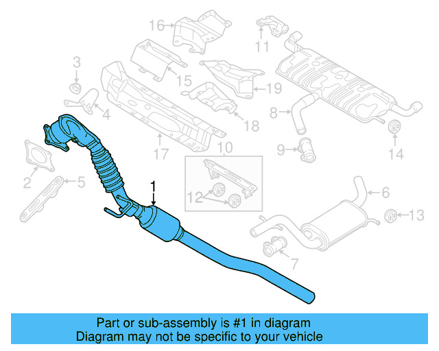 Converter & Pipe 5C0-254-500-L - View 5