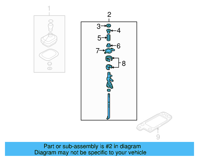 Gear Shift Assembly 1K0-711-050-A - View 11