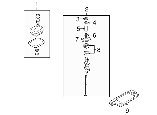 Lever Assembly Lower Bushing 1K0-711-067-C - View 33