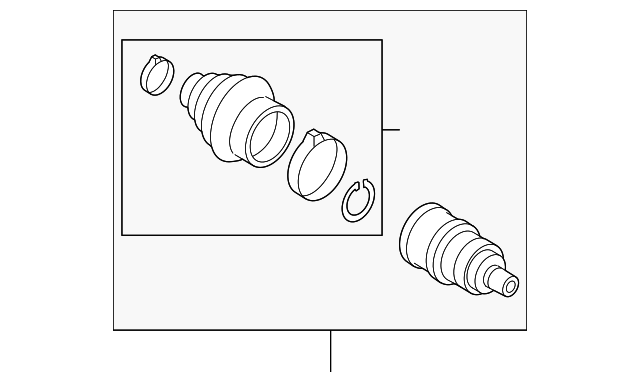 Inner Joint Assembly 3C0-498-103-A