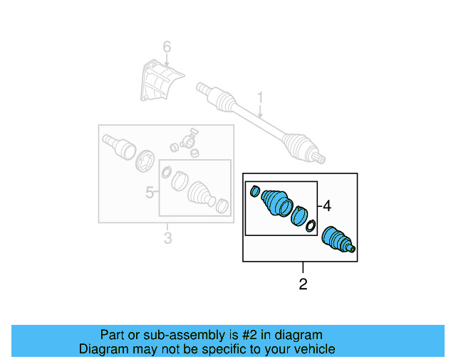 Outer Joint Assembly 5N0-498-099-D