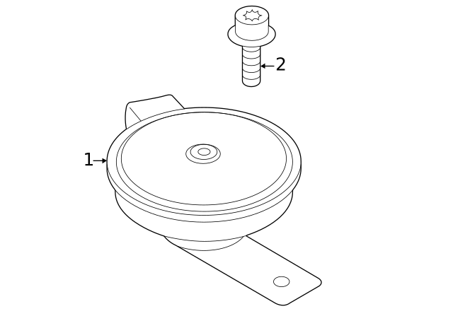 Alarm Horn 5C0-951-115 - View 30
