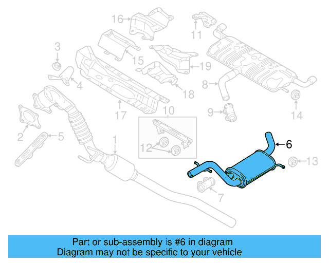 Muffler & Pipe Clamp 1K0-253-141-H - View 46