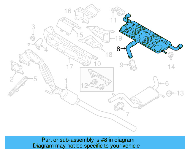 Muffler & Pipe Clamp 1K0-253-141-H - View 49