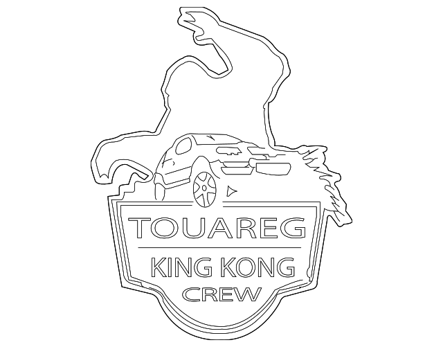 Emblem 7L6-853-621-FXC - View 2