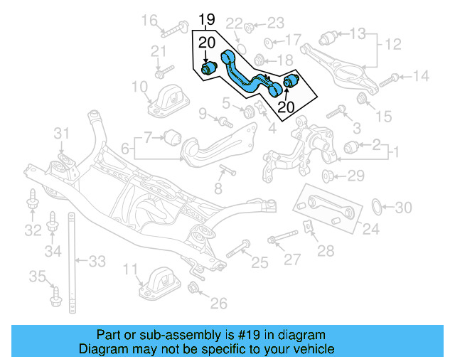 Upper Control Arm 5Q0-505-323-C - View 3