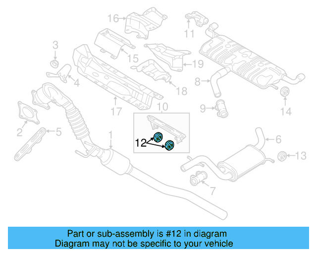 Muffler & Pipe Retainer Ring 1K0-253-147-D - View 39