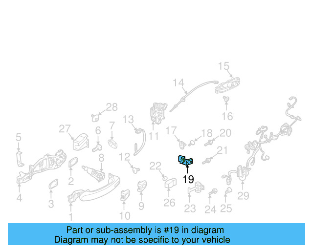 Hinge 7N0-831-401-D - View 14