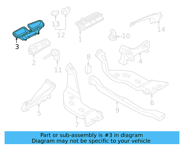 Defroster Duct 5G1-819-063-B - View 18